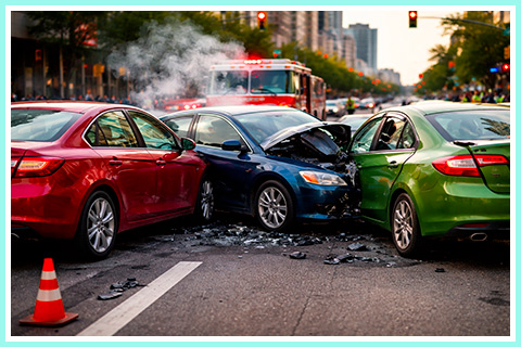 Indemnisation accident carambolage