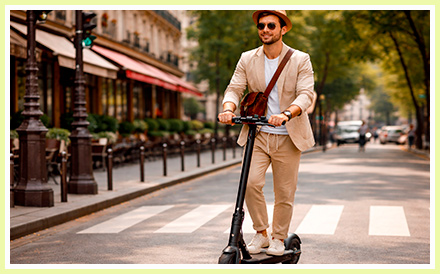 Accident en trotinette