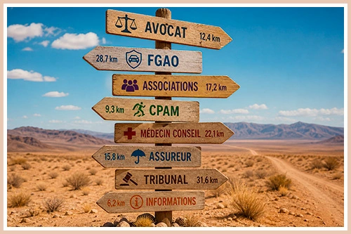 Aide aux victimes d'accident