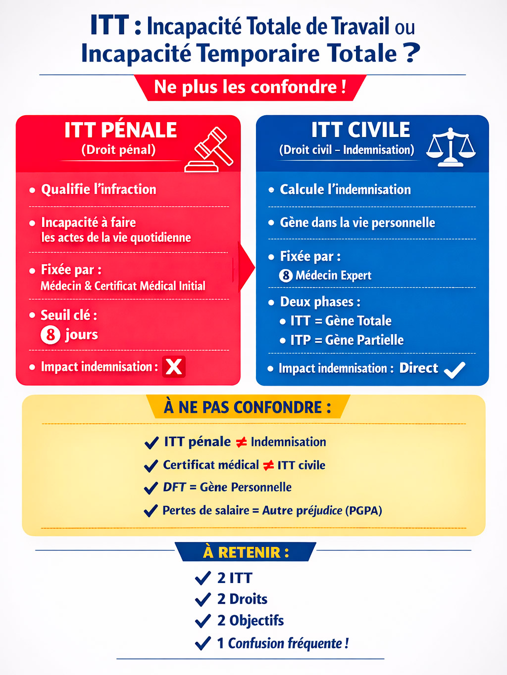 Confusion avec les ITT