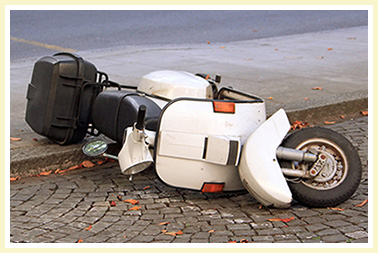 indemnisation accident de piéton contre scooter