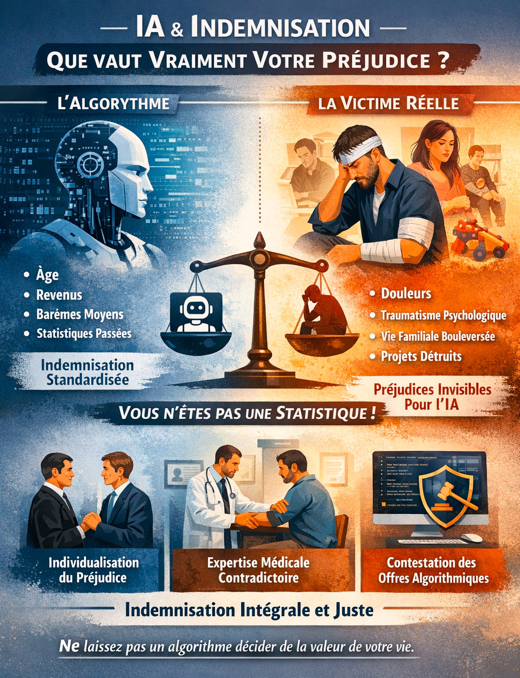 Infographie - indemnisation des accidents &agrave; l'heure de l'IA