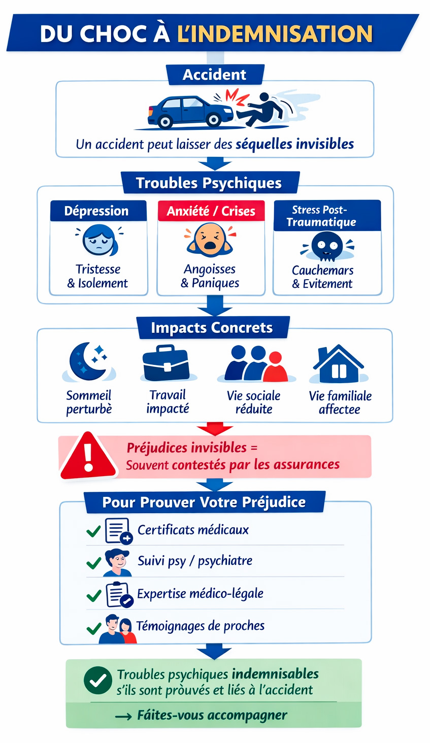 pr&eacute;judices psychiques infographie
