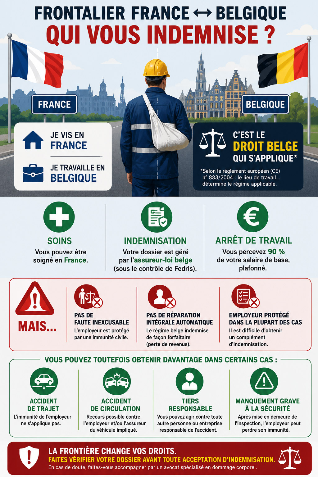 accident transfrontalier France Belgique