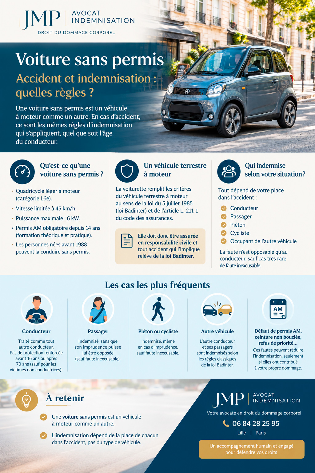 accident voiture sans permis infographie