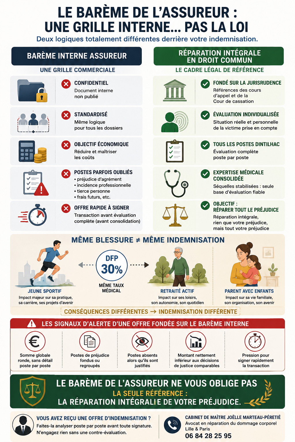 barèmes assureurs - infographie