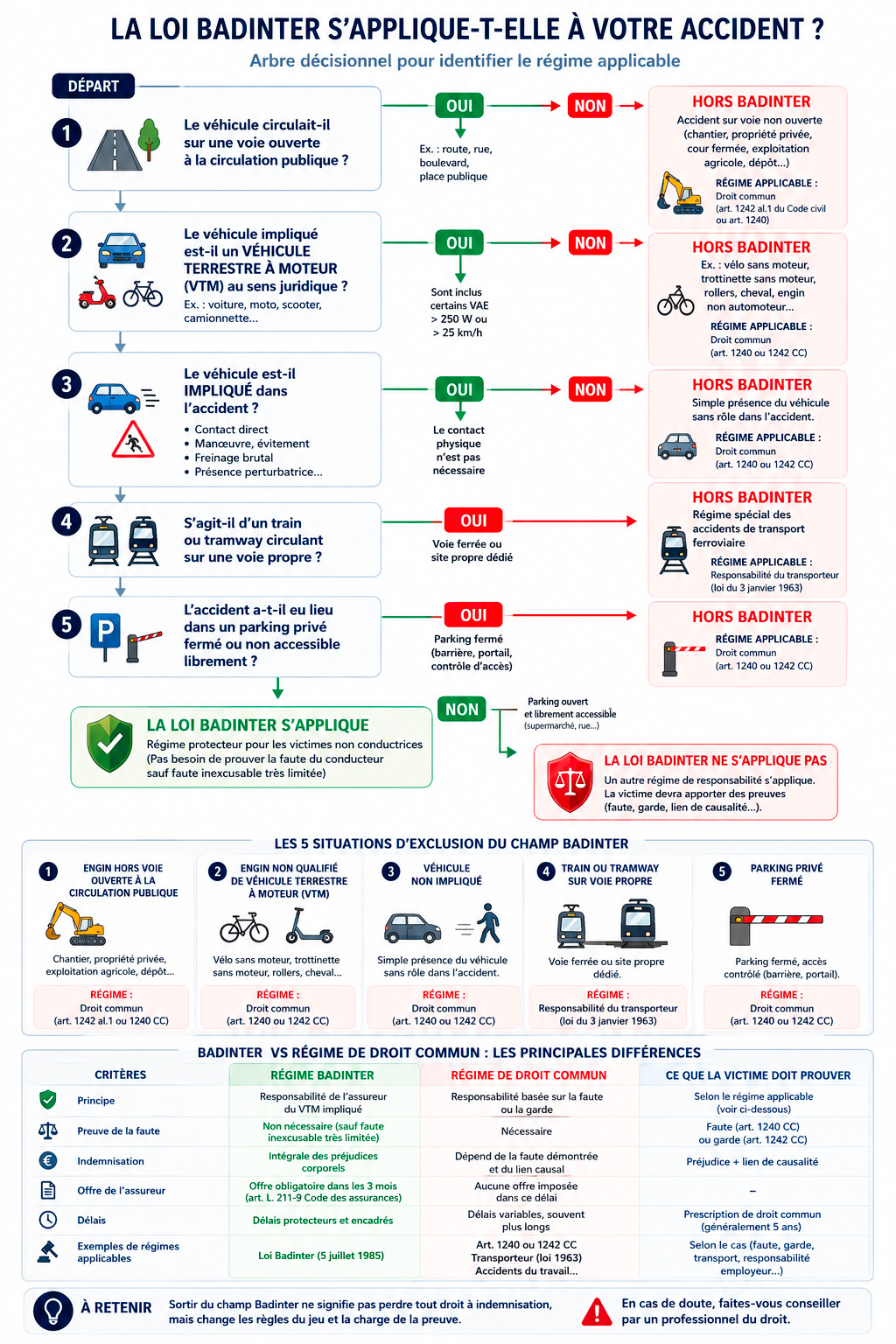 infographie accident hors loi badinter