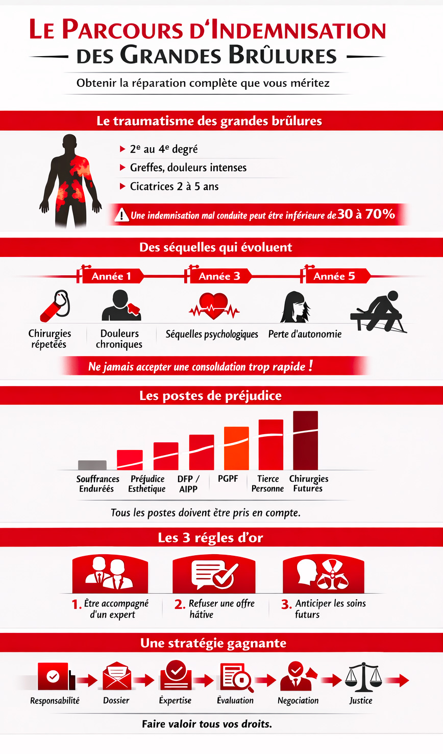 infographie indemnisation des grands br&ucirc;l&eacute;s