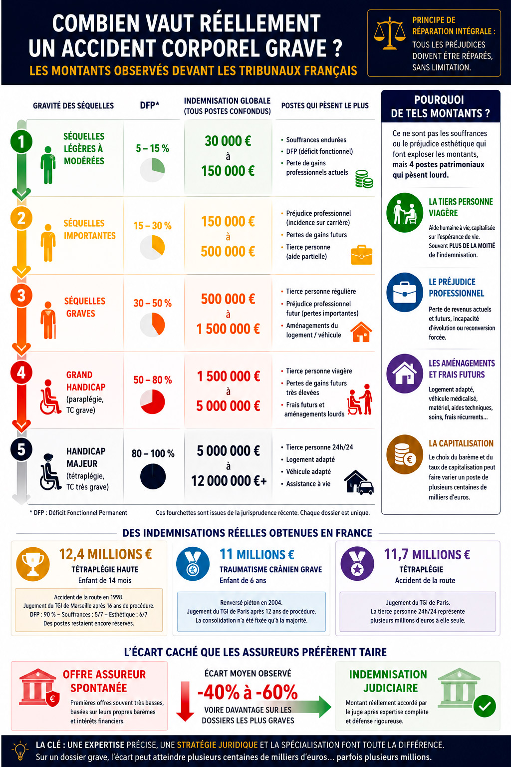 infographie indemnisations record
