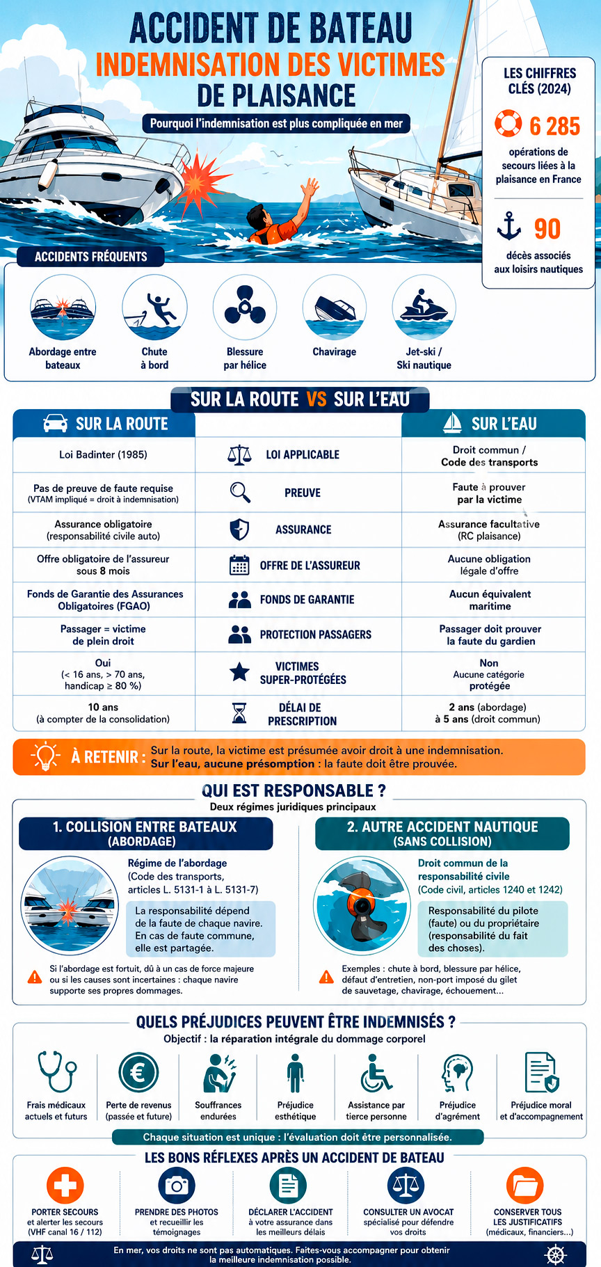 infographie accident de bateau
