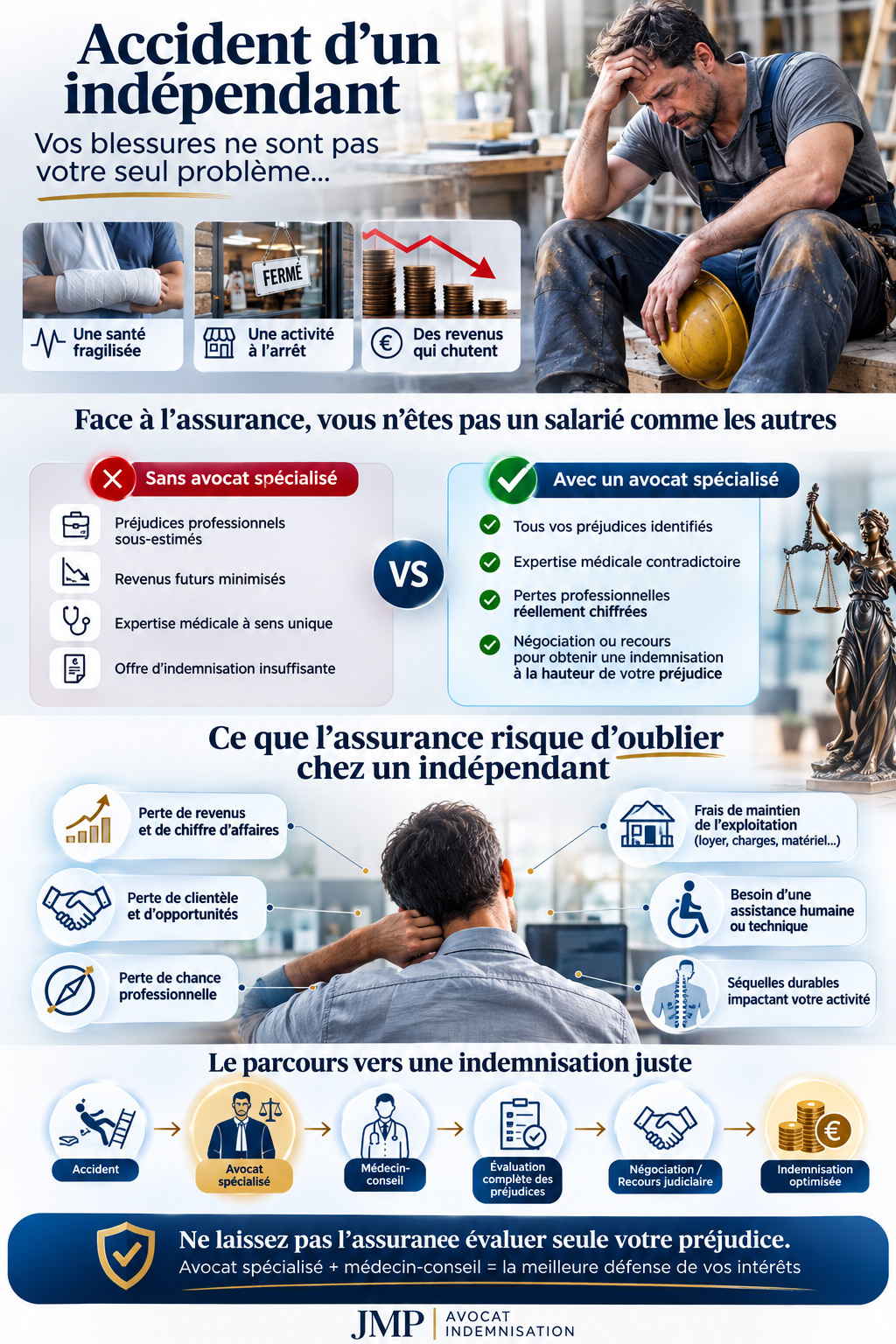 accident travailleur indépendant