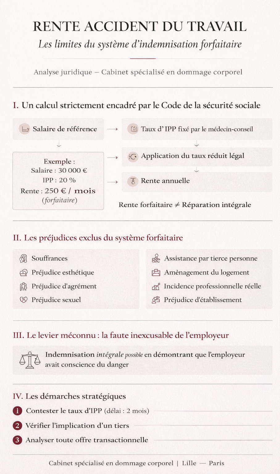 infographie rente insuffisante après accident