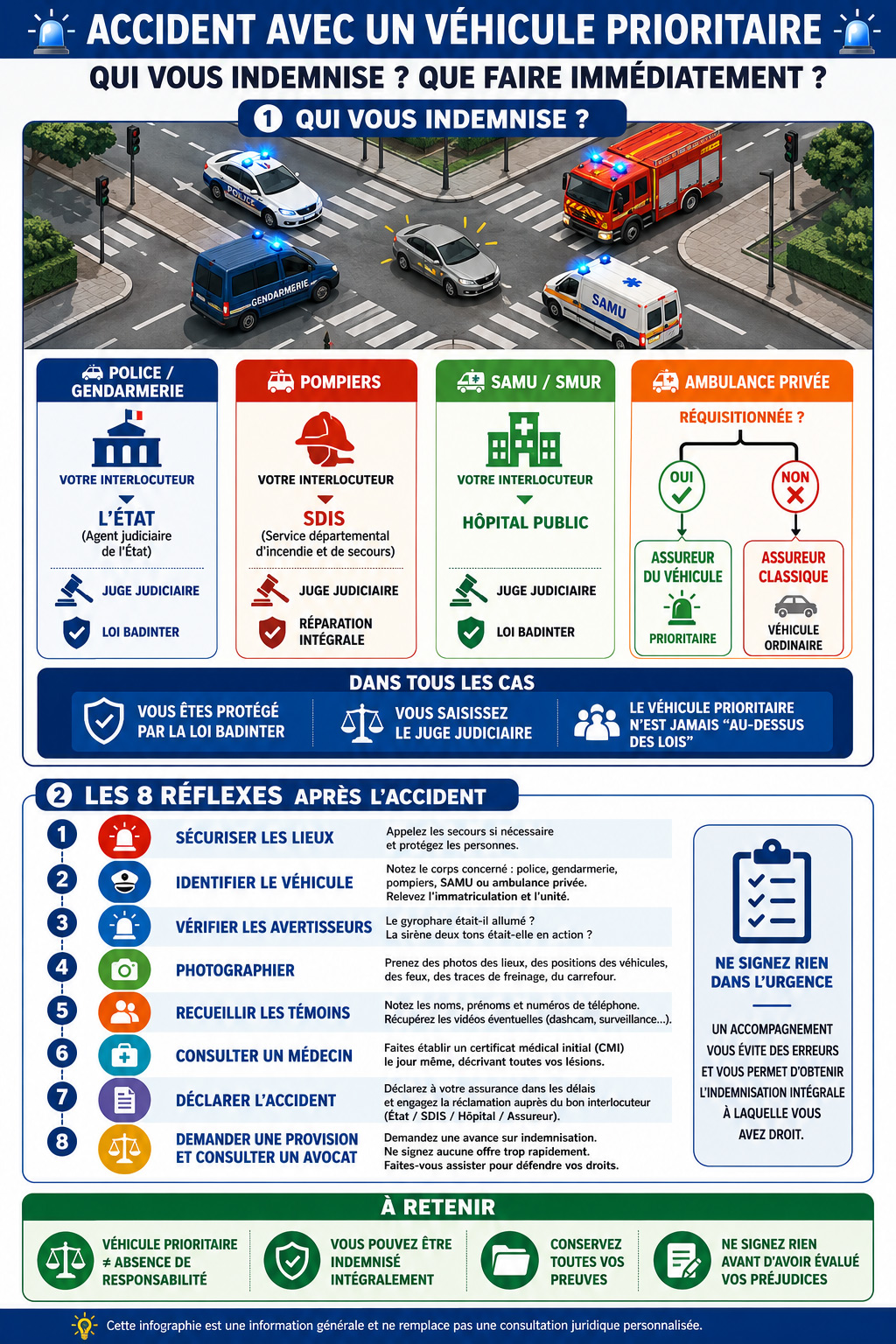 infographie accident de police pompier gendarmerie