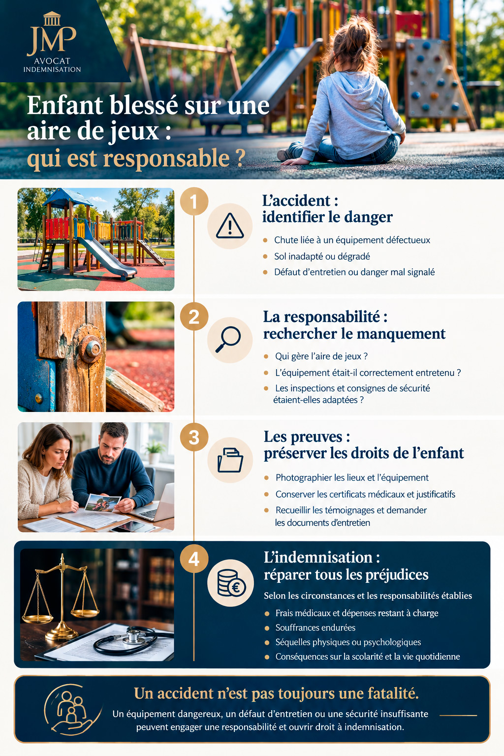 accident aire de jeux indemnisation