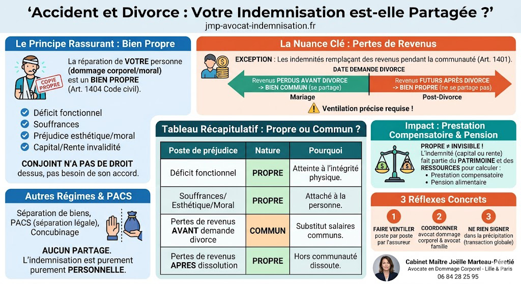 divorce et indemnisation