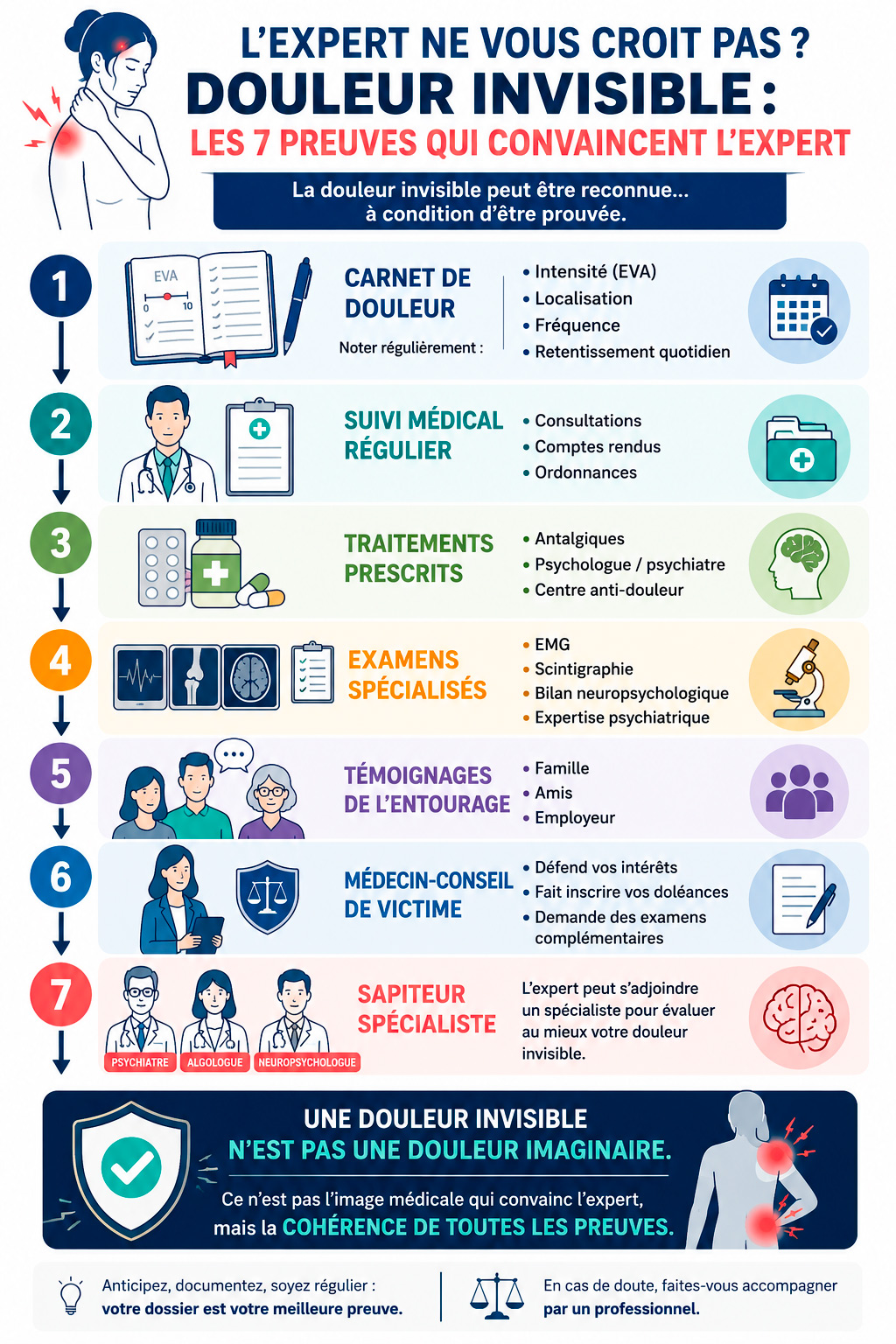 infographie douleurs invisibles