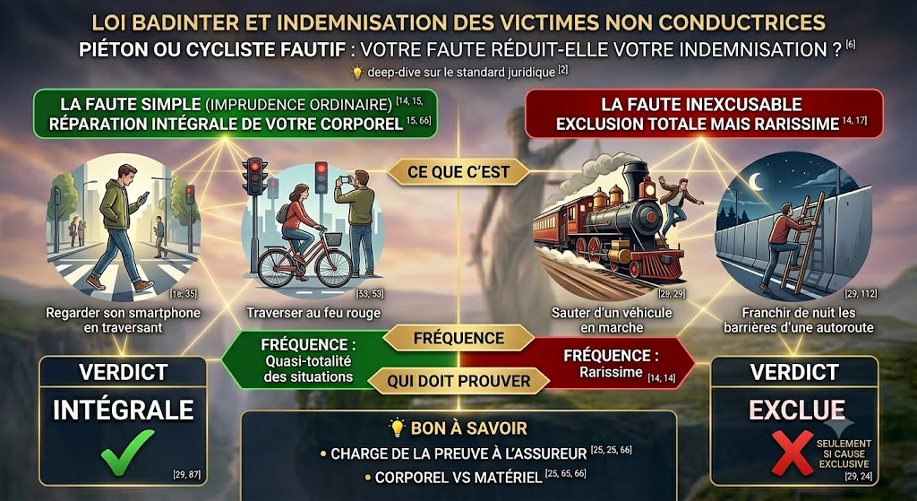 Faaute inexcusable AVP piéton