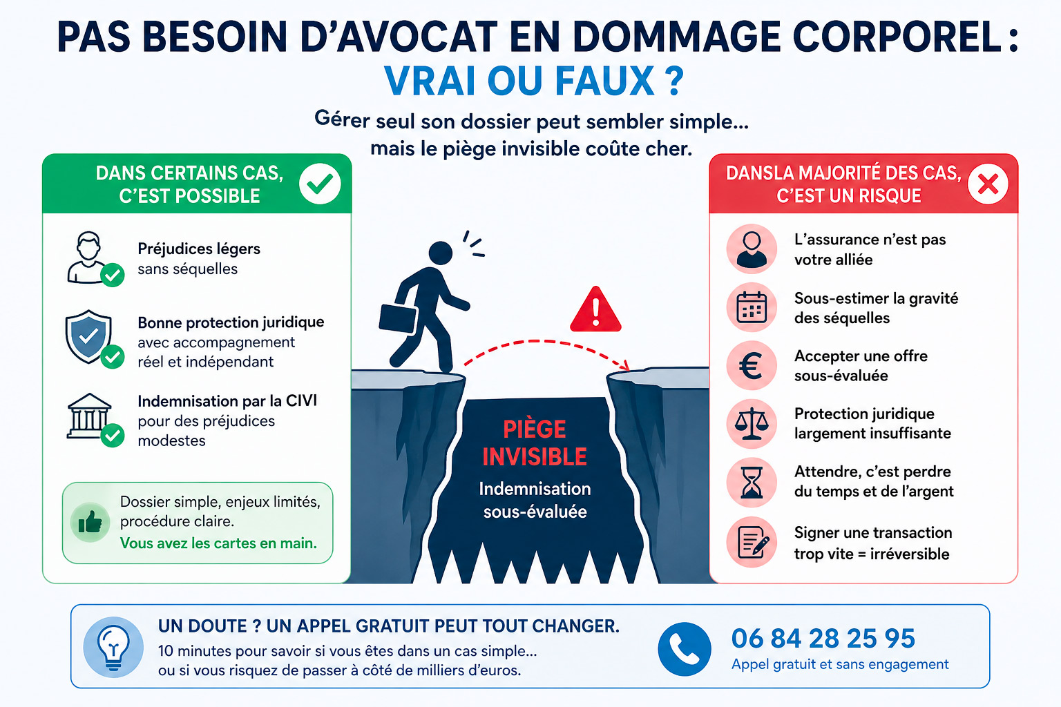 infographie indemnisation sans avocat ?