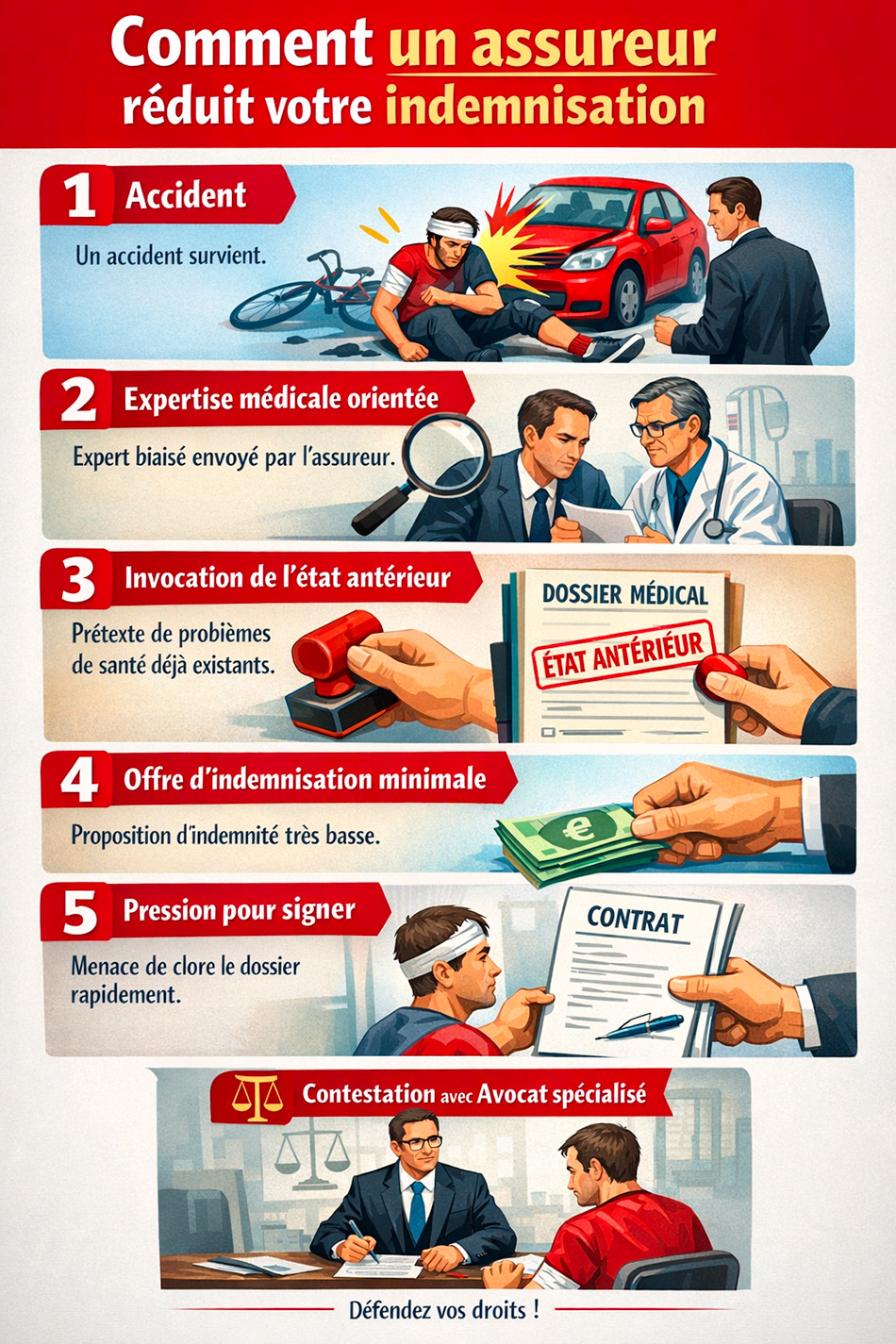 pi&egrave;ges assurances r&eacute;duction indemnisation