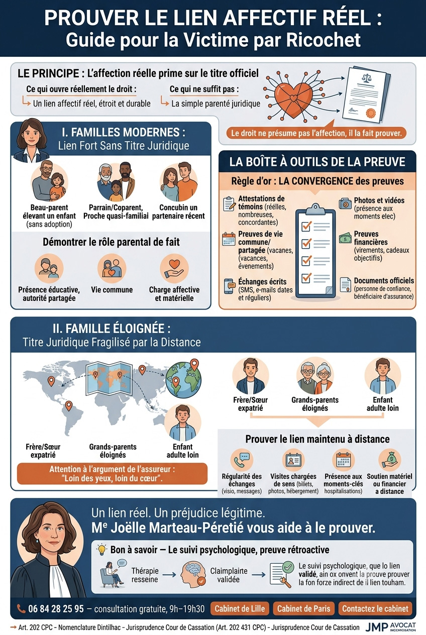 infographie liens affectifs hors parent&eacute; indemnisation