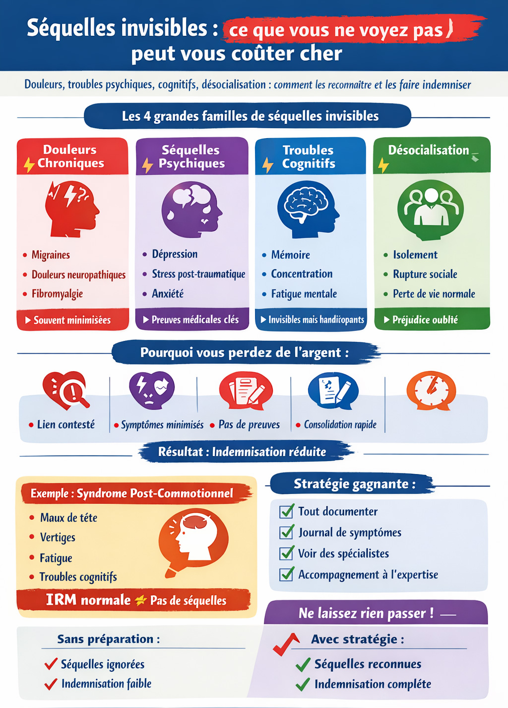 sequelles invisibles infographie