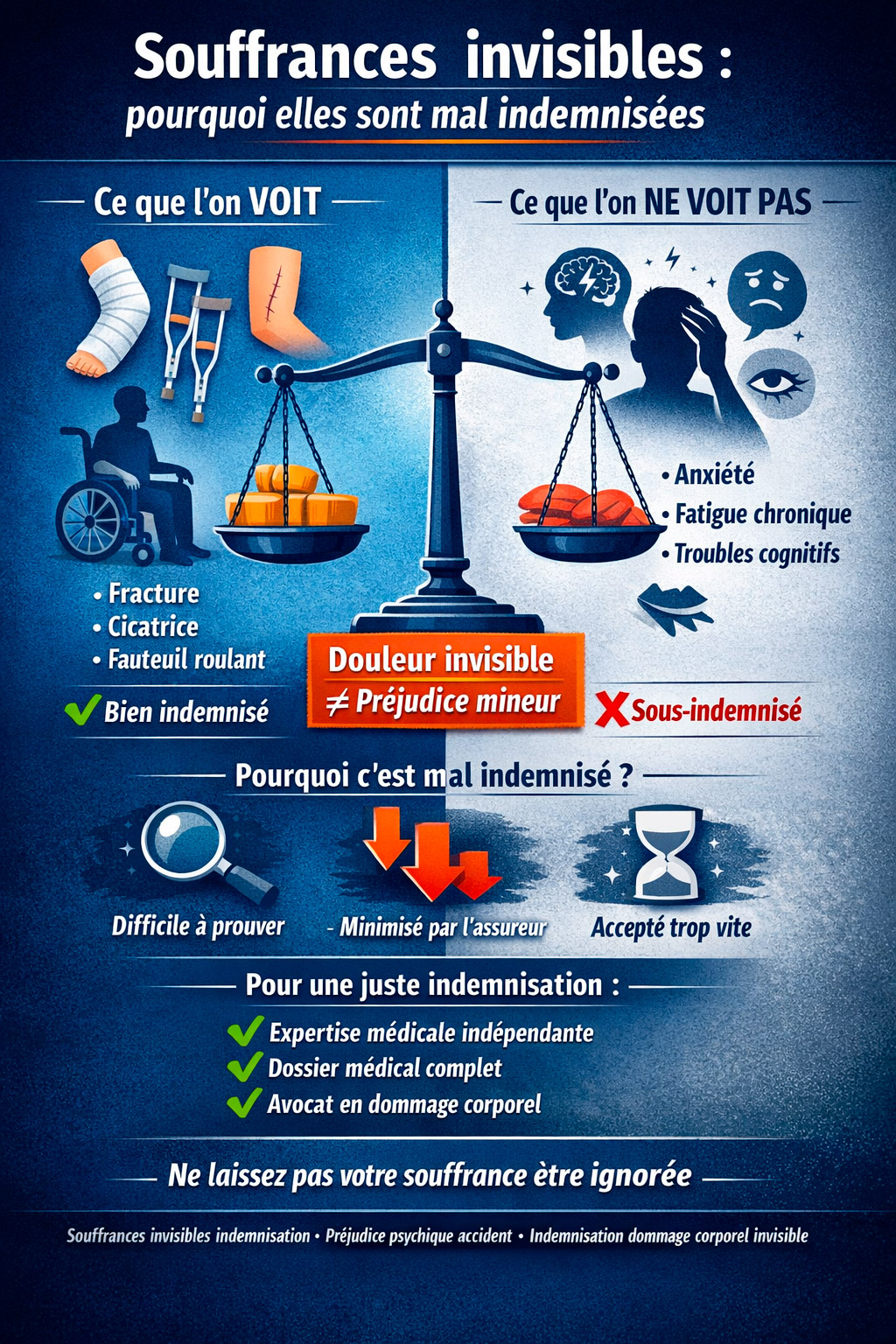 souffrances invisibles infographie
